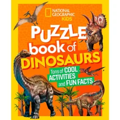 Fat Brain Toy National Geographic Kids Puzzle Book of Dinosaurs Discount