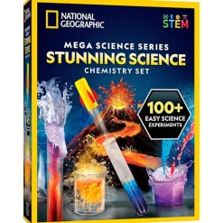 Fat Brain Toy National Geographic Stunning Science Chemistry Set Hot