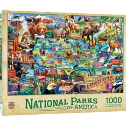 Fat Brain Toy National Parks of America 1000pc Shapes Puzzle Clearance