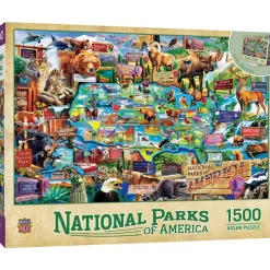 Fat Brain Toy National Parks USA Map Puzzle - 1500 pc Online