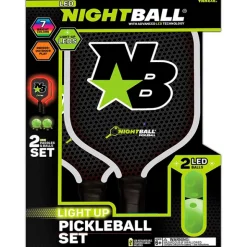 Fat Brain Toy NightBall Pickleball Set Fashion