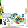Fat Brain Toy Nutcracker Drummer Wood Painting Kit Clearance