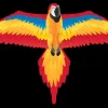 Fat Brain Toy Nylon 2D Kite - Red Macaw Best
