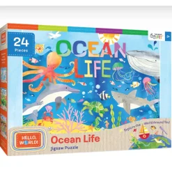 Fat Brain Toy Ocean Life 24pc Puzzle Outlet