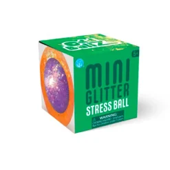 Fat Brain Toy Oddballz Mini Glitter Stress Ball Hot