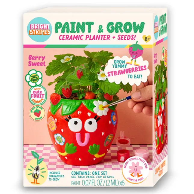 Fat Brain Toy Paint & Grow - Strawberry Outlet