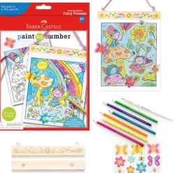 Fat Brain Toy Paint by Numbers Fairy Friends Wall Art Best