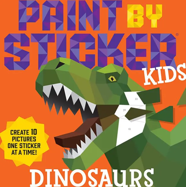 Fat Brain Toy Paint By Sticker Kids - Dinosaurs Best