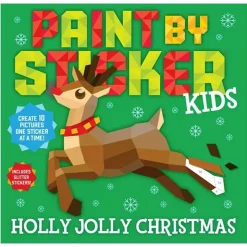 Fat Brain Toy Paint By Sticker Kids - Holly Jolly Christmas Sale