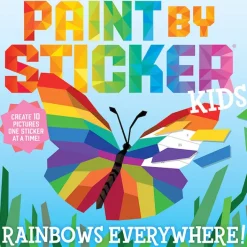 Fat Brain Toy Paint By Sticker Kids - Rainbows Everywhere New
