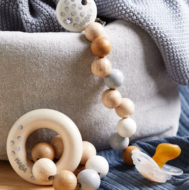 Fat Brain Toy 2pc Baby Gift Set - Natural Dots Online