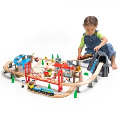Fat Brain Toy 100pc Mountain Train Set Online