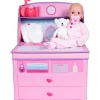 Fat Brain Toy Perfectly Pink 10 pc Change Table & Doll Gift Set Best