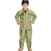 Fat Brain Toy Personalized Jr. Fighter Pilot Suit with Embroidered Cap New