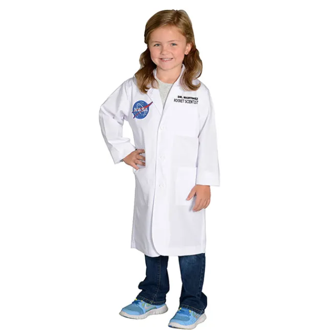 Fat Brain Toy Personalized Jr. Rocket Scientist Lab Coat Fashion