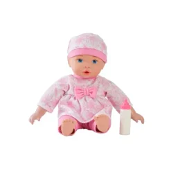 Fat Brain Toy Petite Sweet Smiles Doll - Pretty Pink - 10 inch Outlet