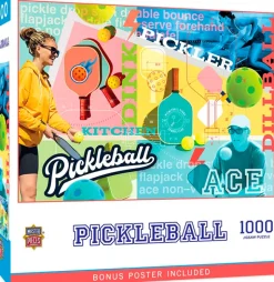 Fat Brain Toy Pickleball 1000 pc Puzzle Outlet