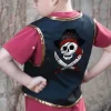 Fat Brain Toy Pirate Vest & Eye Patch - Size 4-7 Fashion