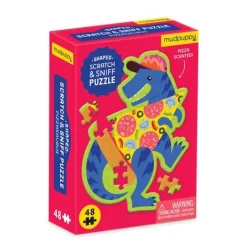 Fat Brain Toy Pizzasaurus 48 piece Mini Scratch & Sniff Puzzle Online