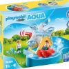 Fat Brain Toy Playmobil 1 2 3 Water Wheel Carousel Fashion
