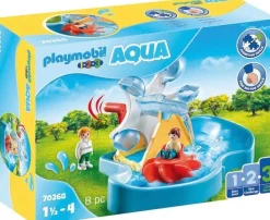 Fat Brain Toy Playmobil 1 2 3 Water Wheel Carousel Fashion