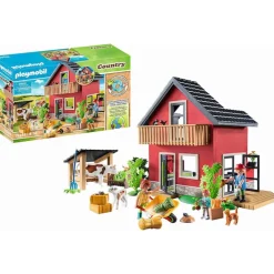 Fat Brain Toy Playmobil Farmhouse with Outdoor Area Best