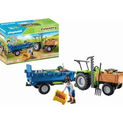 Fat Brain Toy Playmobil Harvester Tractor with Trailer Online
