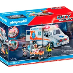 Fat Brain Toy Playmobil Vehicles - Ambulance with Lights Clearance