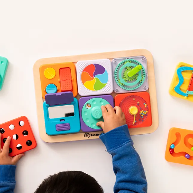 Fat Brain Toy PlayTab - Modular, Sensory Activity Board for Babies and Toddlers Online