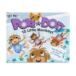 Fat Brain Toy Poke-a-Dot! 10 Little Monkeys Hot
