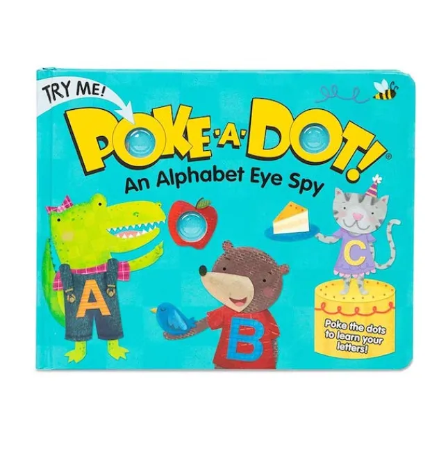 Fat Brain Toy Poke-A-Dot An Alphabet Eye Spy New