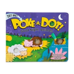 Fat Brain Toy Poke-A-Dot! Goodnight, Animals Fashion