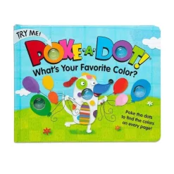 Fat Brain Toy Poke-A-Dot What's Your Favorite Color? New