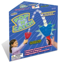 Fat Brain Toy Pop N Catch Double Set New