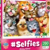Fat Brain Toy Pretty Kitties Selfies Puzzle - 200 pc New