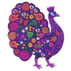 Fat Brain Toy Puzz'Art Peacock - 500 pc Outlet