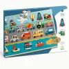 Fat Brain Toy Puzzlo Vroom Wooden Puzzle Hot