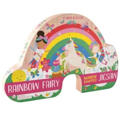 Fat Brain Toy Rainbow Fairy Rainbow Shaped Puzzle - 80 pc Online
