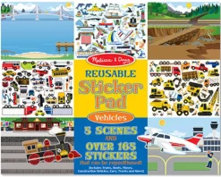 Fat Brain Toy Reusable Sticker Pad - Vehicles Outlet