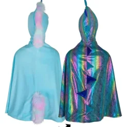 Fat Brain Toy Reversible Unicorn / Dragon Cape - Size 5-6 Outlet
