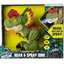 Fat Brain Toy Roar & Spray Dino - Dilophosaurus Hot