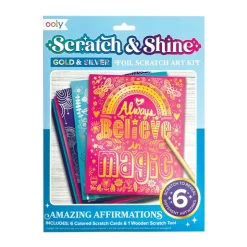 Fat Brain Toy Scratch & Shine Scratch Cards - Amazing Affirmations Sale