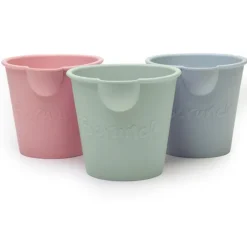 Fat Brain Toy Scrunch Mini Bath Buckets - Set of 3 Hot