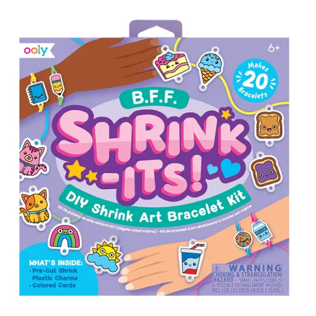 Fat Brain Toy Shrink-Its! D.I.Y. Shrink Art Bracelets Kit - B.F.F. Best