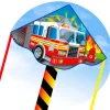 Fat Brain Toy Simple Flyer Fire Truck Kite - 47 inch Online
