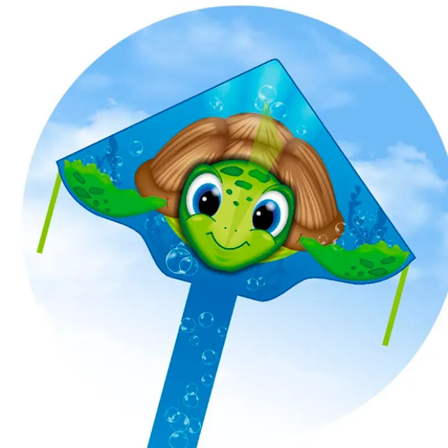 Fat Brain Toy Simple Flyer Sea Turtle Kite - 47 inch Best