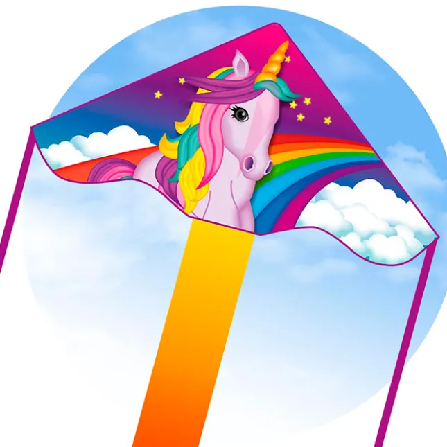 Fat Brain Toy Simple Flyer Unicorn Kite - 33 inch Best