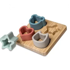 Fat Brain Toy Simply Silicone Bamboo Sorter Outlet
