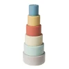 Fat Brain Toy Simply Silicone Stacking Cups New