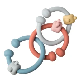 Fat Brain Toy Simply Silicone Teether Links Fashion